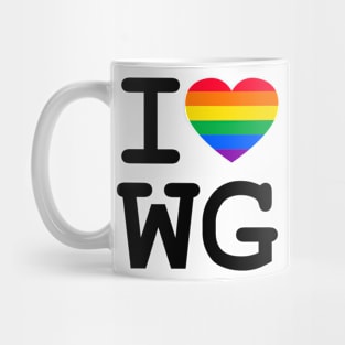 WG Pride "I Heart" Mug